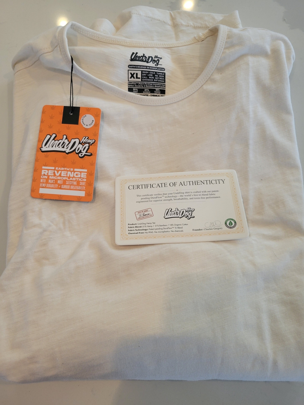 White Short Sleeve Crew T-Shirt - XL